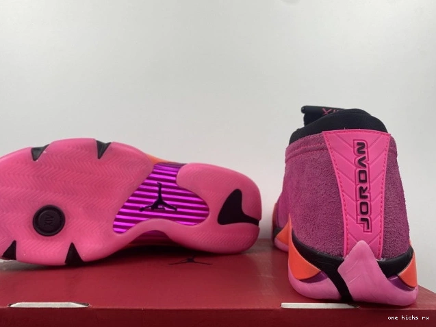 Chep Onekick Low DH4121-600 Jordan Retro 14 Shocking Pink (W) 0528